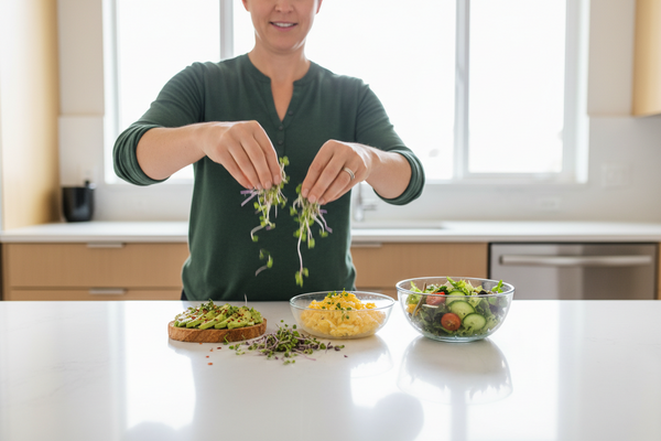 Quick & Nutritious: Your Guide to Effortless Healthy Meals with Microgreens