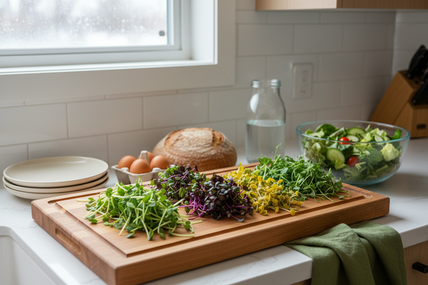 How to Eat More Nutritiously on a Real Budget in Ontario: The Microgreens Approach