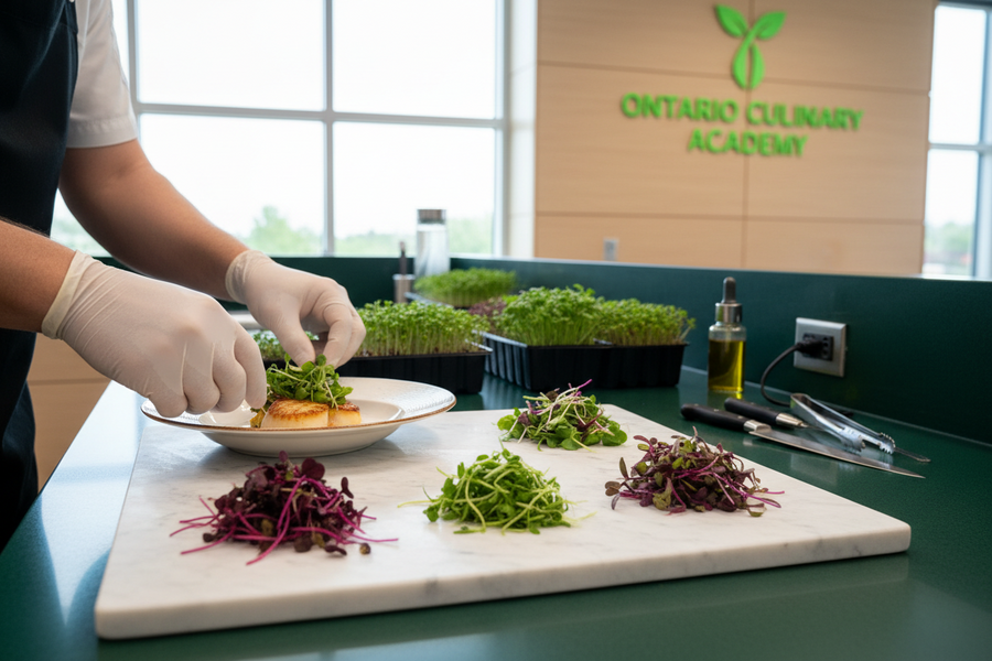 Microgreens in the Culinary Classroom: A Guide for Ontario Culinary Students and Aspiring Chefs